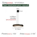 Axyaa Modern UFO Pendant Light for Bar Counter, Nordic Circular Design