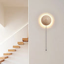 Axyaa Natural Travertine Limestone LED Wall Light for Indoor Atmosphere Lighting