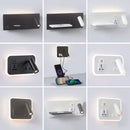 Axyaa Wireless Charging Wall Lamp - Modern Bedroom & Living Room LED Light