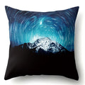 Axyaa Galaxy Print Pillowcase - Decorative Polyester Cushion Cover for Home Sofa
