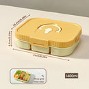 Axyaa Compartment Food Storage Container | Stackable Refrigerator and Freezer Box