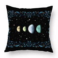 Axyaa Psychedelic Moon Butterfly Pillow Covers for Bedroom and Living Room 45x45cm