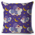 Axyaa Cat Cushion Cover: Decorative Linen Pillow for Home, Sofa, Children's Room