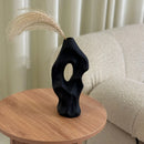 Axyaa Nordic Ceramic Vase | Creative Chinese Décor for Middle-Aged Home | Elegant Floor Vase