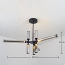 Axyaa Glass Tube Pendant Light for Home LED in Minimalist Design