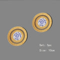 Axyaa Handwoven Rattan Coasters Set - Insulated Hot Pads for Dining & Kitchen