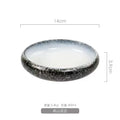 Axyaa 6inch Ceramic Plate Korean Kimchi Salad Dish Single Plate Bowl