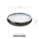 Axyaa 6inch Ceramic Plate Korean Kimchi Salad Dish Single Plate Bowl