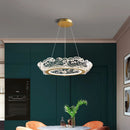 Axyaa Modern LED Pendant Light for Staircase Chandeliers in Living Room