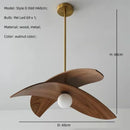 Axyaa Solid Wood Pendant Light: Retro Japanese Style E27 Hanging Lamp for Kitchen Dining Room