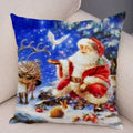 Christmas Santa Claus Pillowcase - Axyaa Christmas Day Party Sofa Decoration Gift