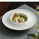 Axyaa Ceramic Dinner Plate Set Solid Color Tableware
