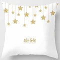 Axyaa Yellow Pink Pattern Square Pillowcase Home Decoration Cushion Cover