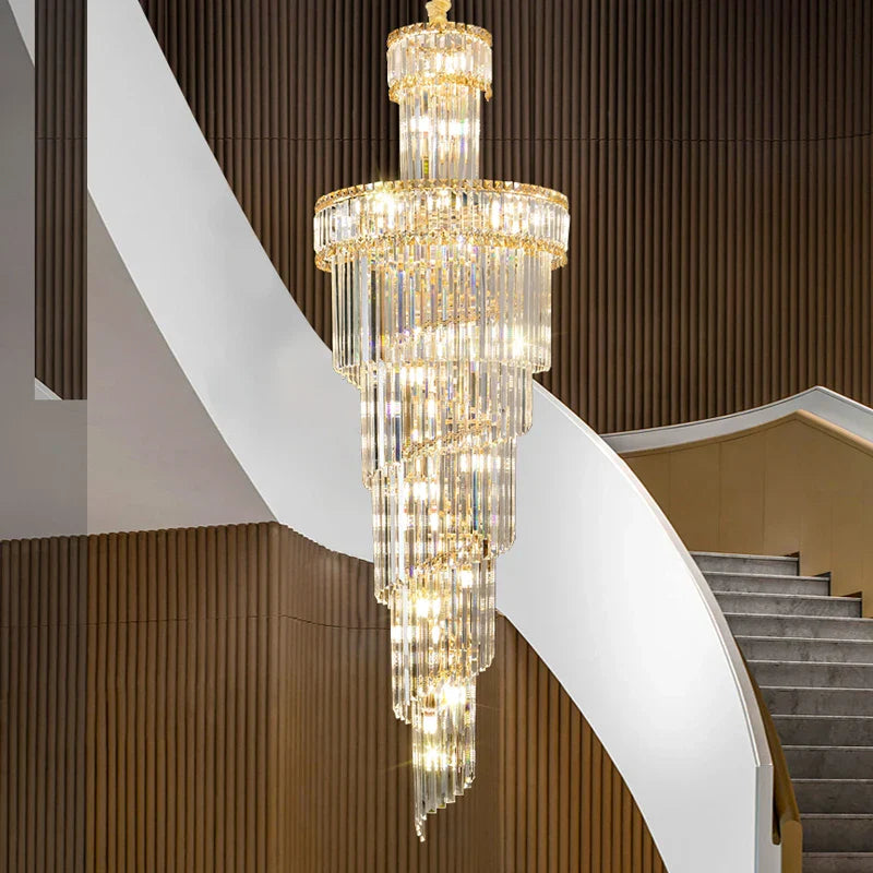 Axyaa Crystal Chandelier for Living Room, Dining & Master Bedroom