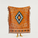 Axyaa Bohemian Fringed Outdoor Picnic Blanket