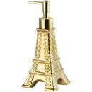 Axya Eiffel Tower Ceramic Lotion Soap Dispenser Hand Pump Bathroom Storage Set