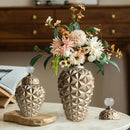Axyaa Geometric Diamond Crystal Vase for Chic Flower Arrangements