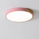 Axya LED Ceiling Lamp: Nordic Modern Colorful Round Fixture for Living Room, Bedroom, Office