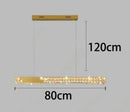 Axyaa Crystal Chandelier: Modern Stair Pendant Lamp for Living Room Interior Lighting