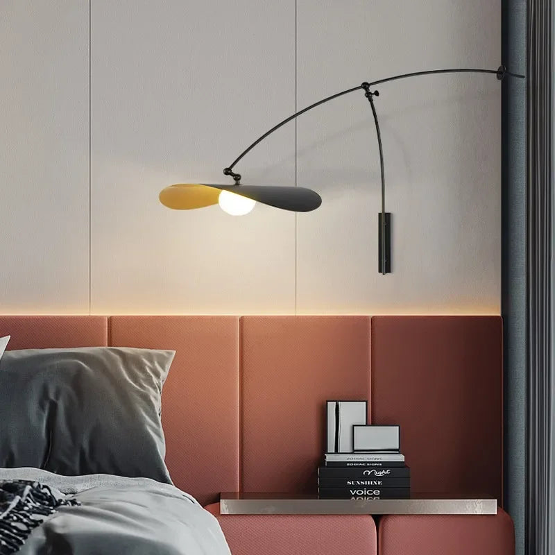 Axyaa Scandinavian Design Adjustable Wall Lamp for Living Room Study Bedroom
