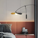 Axyaa Scandinavian Design Adjustable Long Arm Wall Sconce for Living Room