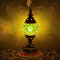 Axyaa Turkish Mosaic Table Lamp: Handcrafted Vintage Art Deco Bedside Light