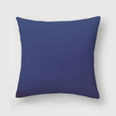 Axyaa Home Decor Polyester Sofa Pillowcase in Warm Orange Blue for Living Room