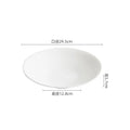 Axyaa Ceramic Vegetable Salad Plate Deep Soup Pasta Fruit Plates