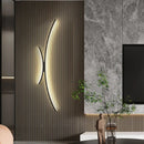Nordic Black Gold LED Wall Lamp Axyaa Modern Living Room Bedroom Sconces
