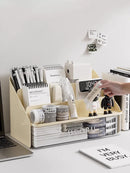 Axyaa Desk Organizer with Drawers and Pen Holder