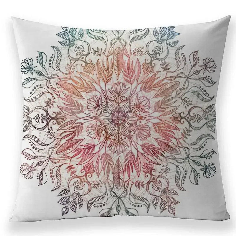 Axyaa Bohemian Mandala Pillow Case - 45*45 cm - Linen Pillowcases