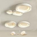 Axyaa Nordic White LED Ceiling Lamps Modern Minimalist Home Decor Lighting Fixtures
