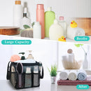 Axyaa Mesh Shower Caddy with 8 Pockets and 2 Handles - Portable Bathroom Tote Bag