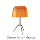 Modern Bauhaus Glass Table Lamp in Vibrant Colors by Axyaa