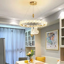 Luxury Crystal LED Chandelier by Axyaa for Home Decor & Dining