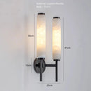 Marble LED Wall Lights Black Gold Copper Axyaa Sconce - Foyer TV Background Bedroom