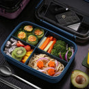 Axyaa Lunch Box Set with Spoon & Fork | High Capacity, Leakproof, Microwave Safe
