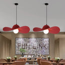 Axyaa Modern Colorful Fabric Shade Chandelier Pendant Light