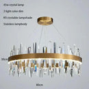 Axyaa Crystal Pendant Light for Dining Table and Bar Counter