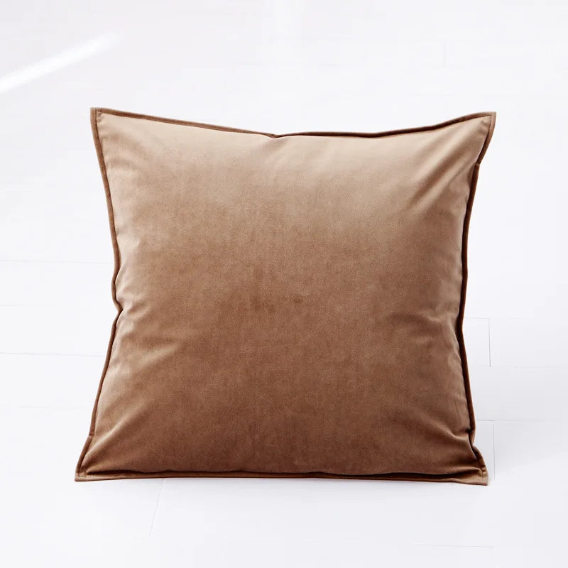 Axyaa Velvet Cushion Cover 40x40 for Sofa Car Home Decor