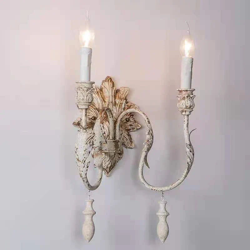 Axyaa Retro French Wall Lamp for Home, Living Room, Bedroom and Corridor
