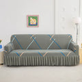 Axyaa Cartoon Sofa Cover - All-Inclusive, Non-Slip, Four-Season, Double Armrest, Elastic Sofa Cover