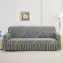 Axyaa Cartoon Sofa Cover - All-Inclusive, Non-Slip, Four-Season, Double Armrest, Elastic Sofa Cover