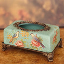 Axyaa Retro Tissue Box - Home Living Room Decor, Creative Napkin Paper Desktop Decoration
