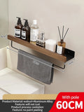 Axyaa Wall Mount Storage Rack for Living Room, Bathroom, and Kitchen