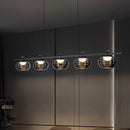 Axyaa Glass Chandelier Dining Room Pendant Lights Ceiling Lamps - Indoor Fancy Lighting
