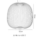 Axyaa Birdcage LED Pendant: Stylish Lighting for Home, Bar, Bedroom & Restaurant
