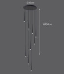 Axyaa Modern Stairway & Living Room Chandeliers | Indoor Lighting Fixtures