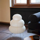 Axyaa Wabi-Sabi Tripod Floor Lamp - White Paper, Ideal for Bedroom, Living & Dining Room Decor
