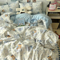 Axyaa Soft Skin-friendly Bedding Set with Duvet Cover, Bedsheet, Pillowcases